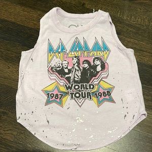 Chaser Def Lepard splatter tank